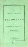 Catalogue of the Twelfth Exhibition of Paintings in the Athenaeum Gallery. MDCCCXXXVIII.