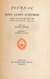Journal of John James Audubon Made During his Trip to New Orleans in 1820-1821