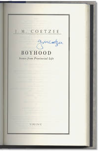 Boyhood: Scenes from Provincial Life. Signed by the Nobel Prize Winner.