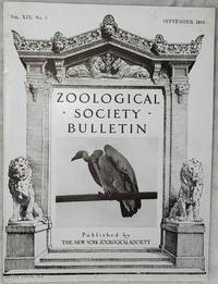 Zoological Society Bulletin, Vol. XIX, No. 5, September, 1916