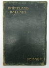 Rhineland Ballads