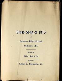 Class Song of 1913 of Eastern High School