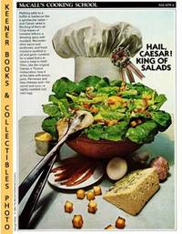 cover of McCall's Cooking School Recipe Card: Salads 4 - Caesar Salad : Replacement McCall's Recipage or Recipe Card For 3-Ring Binders : McCall's Cooking School Cookbook Series