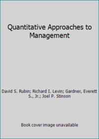 Quantitative Approaches to Management
