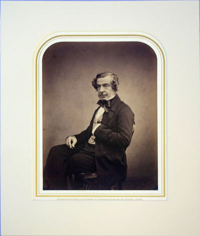 Portrait photo by Maull and Polyblank. Matted