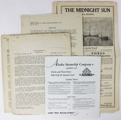[Small Archive of Publications from a Cruise Aboard the S.S. Aleutian to Alaska]