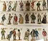 Scarce 24 Alphabet ABC Occupational Victorian Scraps or Reliefs c1880