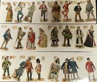 Scarce 24 Alphabet ABC Occupational Victorian Scraps or Reliefs c1880