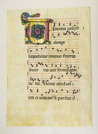 FROM AN EXTREMELY LARGE ANTIPHONER IN LATIN