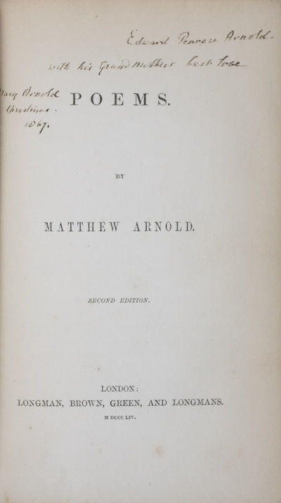 Poems [INSCRIBED]
