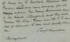 President Benjamin Harrison Writes Railroad Magnate Chauncey DePew Requesting a Private Car for His Sick Sister-in-law