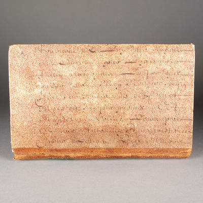 DECORATED MANUSCRIPT WASTE BINDING