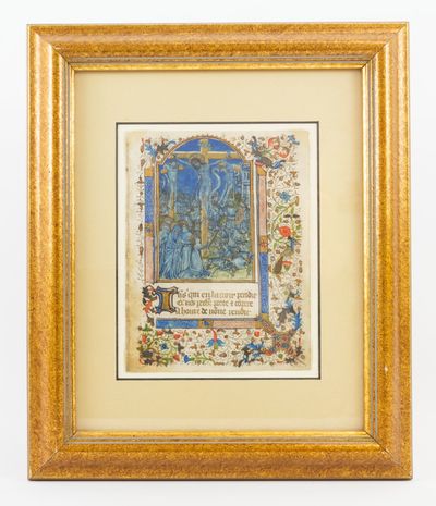 TEXT PRESUMABLY FROM THE HOURS OF THE CROSS