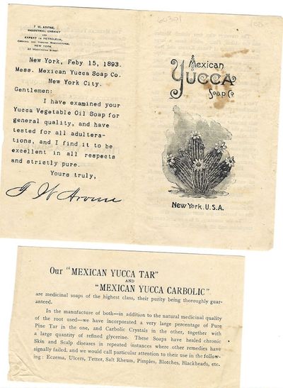 MEXICAN YUCCA SOAP CO. [cover title]