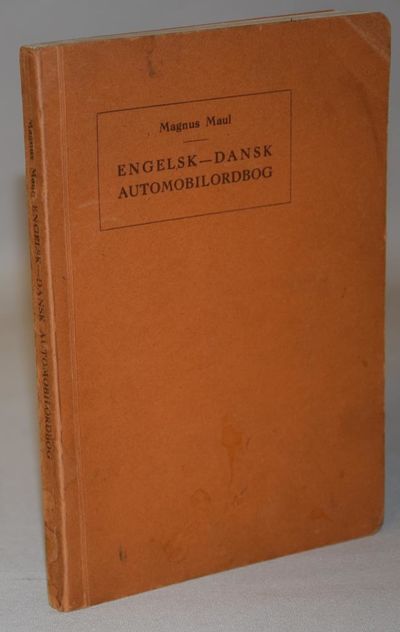 Engelsk - Dansk Automobilordbog.