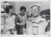 Gay Pride Parade, 1988 [old man with drag queen in background]