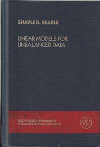 cover of Linear Models for Unbalanced Data