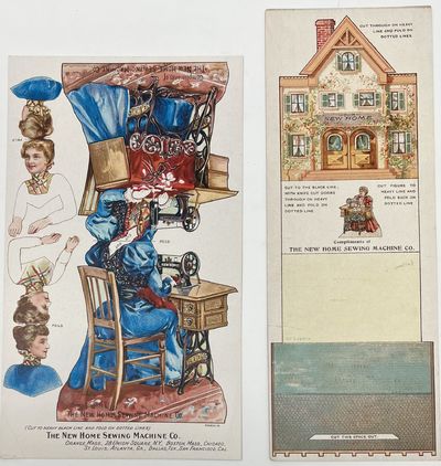 Two advertising premiums: Compliments of The New Home Sewing Machine Co