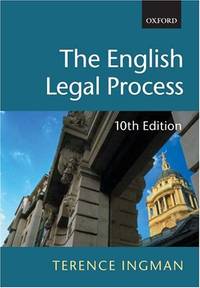 cover of The English Legal Process