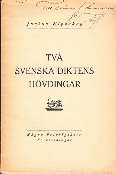 Två svenska diktens hövdingar. Viktor Rydberg.…