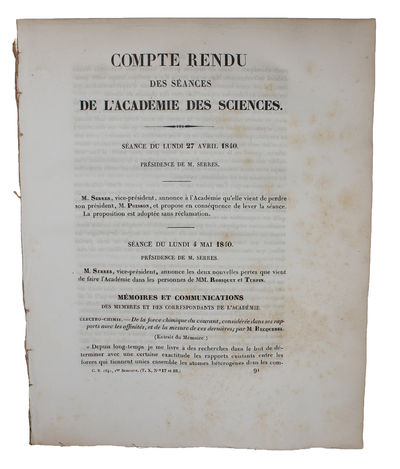 Observations pour déterminer la parallaxe annuelle de la 61e étoile du Cygne. - Extrait d'une Lettre de M. Bessel à M. de Humboldt. Note de M.Arago sur le même sujet. (Séance du Lundi 5 Novembre 1838). (+) Nouvelles observations sur la parallaxe annu... (photo 2)