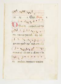 FROM AN EXTREMELY LARGE ANTIPHONER IN LATIN by SOME WITH GORGEOUS ILLUMINATION OFFERED INDIVIDUALLY - ca. 1470 - from Phillip J. Pirages Fine Books and Medieval Manuscripts (SKU: ST12460B)