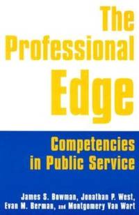 The Professional Edge: Competencies in Public Service