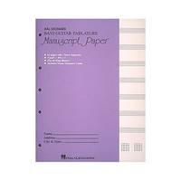 Bass Guitar Tablature Manuscript Paper: Purple Cover