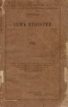 Official Army Register for 1861