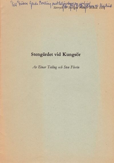 Stengärdet vid Kungsör. Särtryck ur Sveriges…