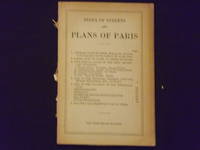 Index of Streets and Plans of Paris.