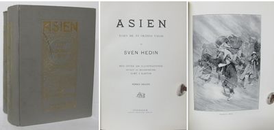 Asien. 1-2. Tusen mil på okända vägar. Med öfver…