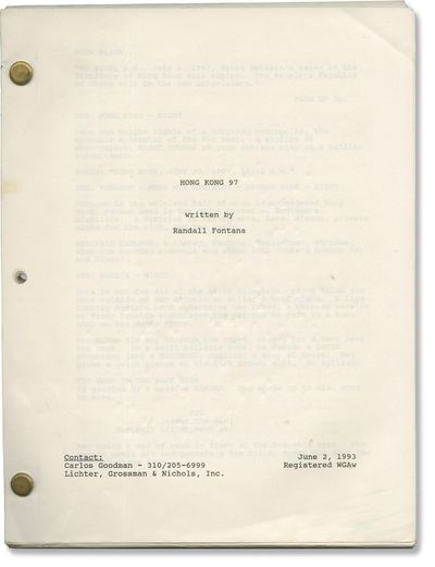 Hong Kong '97 [Hong Kong 97] (Original screenplay for the 1994 film)
