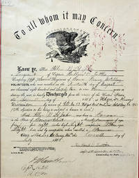 1865 Civil War Discharge Papers for Sergeant Allen B. St. John of the Second Regiment of Connecticut Heavy Artillery