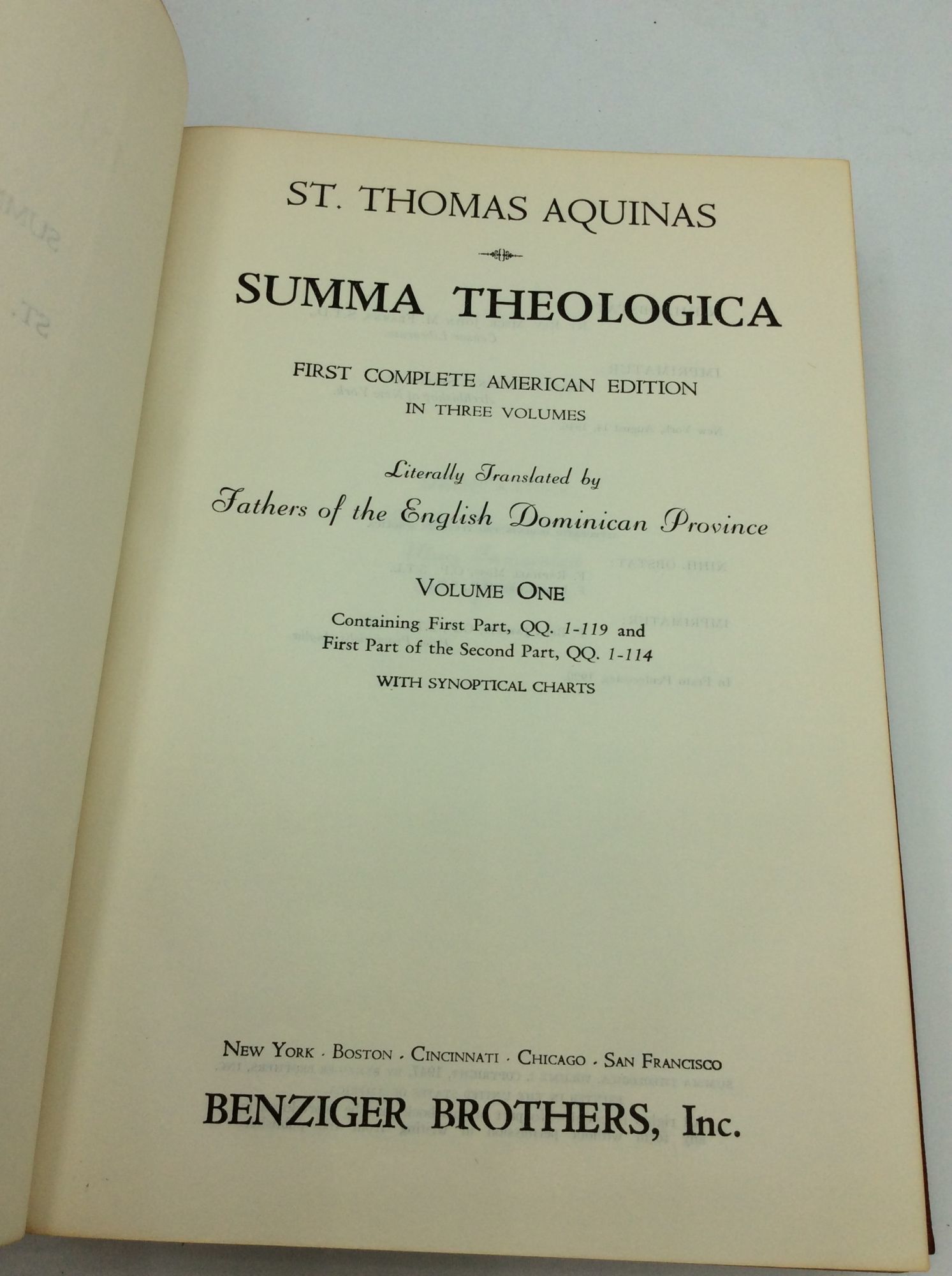 summa-theologica-first-american-edition-in-three-volumes-by-st-thomas