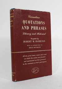 cover of Canadian Quotations and Phrases, Literary and Historical