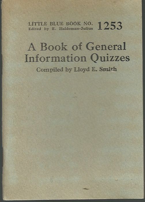 McCabe, Joseph - Book of General Information Quizzes