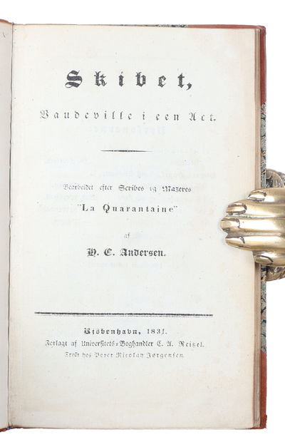 Skibet, Vaudeville i een Act. Bearbeidet efter Scribes og Mazeres "La Quarantaine". - [ONE OF THE SCARCEST ANDERSEN-TITLES] (photo 2)