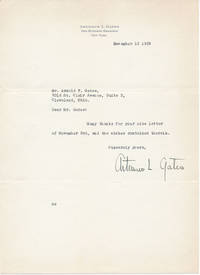 cover of Typed Note Signed