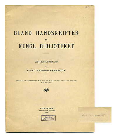 Bland handskrifter på Kungl. biblioteket.…