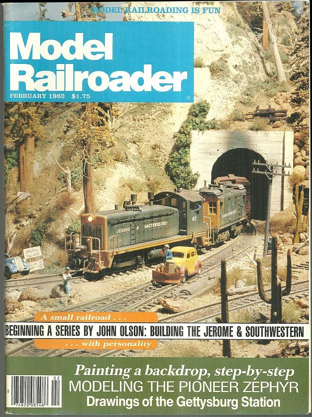 MODEL RAILROADER MAGAZINE FEBRUARY 1982 by Model Railroader 1982