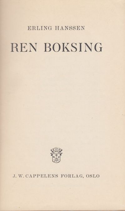 (BOKSING) Ren boksing.