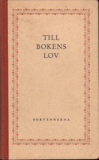 TILL BOKENS LOV.