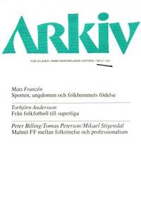 Arkiv för studier i arbetarrörelsens historia. Nr…