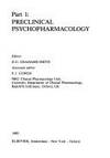 Psychopharmacology: Preclinical Psychopharmacology v. 2 by D.G P.J. & Grahame-Smith - Hardcover - 1985 - from Bookbarn International (SKU: 1946912)