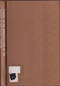 cover of Studies in the Adminstration of the Indians in New Spain.