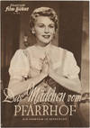 Das Mädchen vom Pfarrhof [The Girl of the Vicarage] (Original program for the 1955 Austrian film)