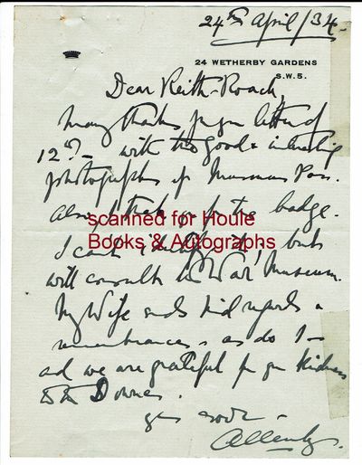 Autograph Letter Signed