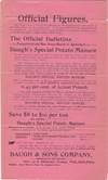 OFFICIAL FIGURES: The Potato Crop of 1892 is not sufficient for the people of the United States...; Baugh's Special Potato Manure