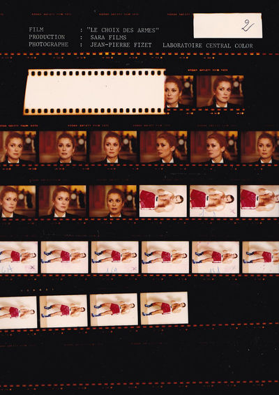 Choice of Arms [Le Choix Des Armes] (Two original contact sheets from the 1981 film)